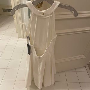 Never worn lulus white cocktail dress